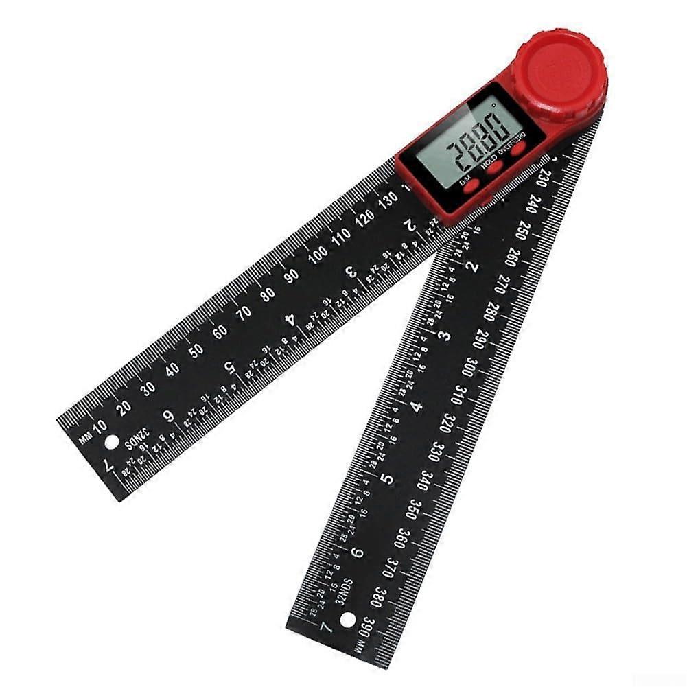 An indispensable tool with LCD display and digital angle gauge for all your measuring needs anywhere (200).