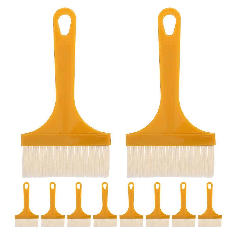 Plastic Basting Cooking Brush Set For Home Cooks Includes 10Pcs Ideal For Baking Barbecue Needs