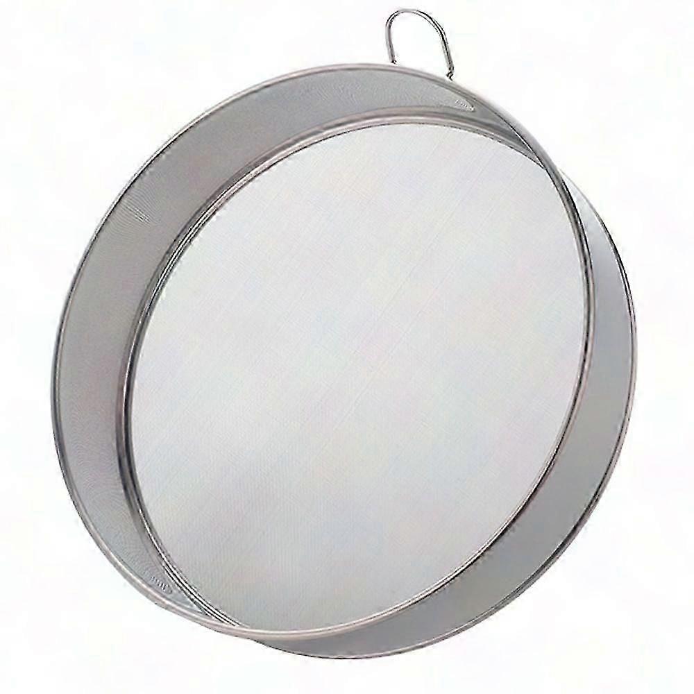 Flour Sifter for Baking, Stainless Steel Fine Mesh Strainers, Round Sifter for Cake Bread Baking