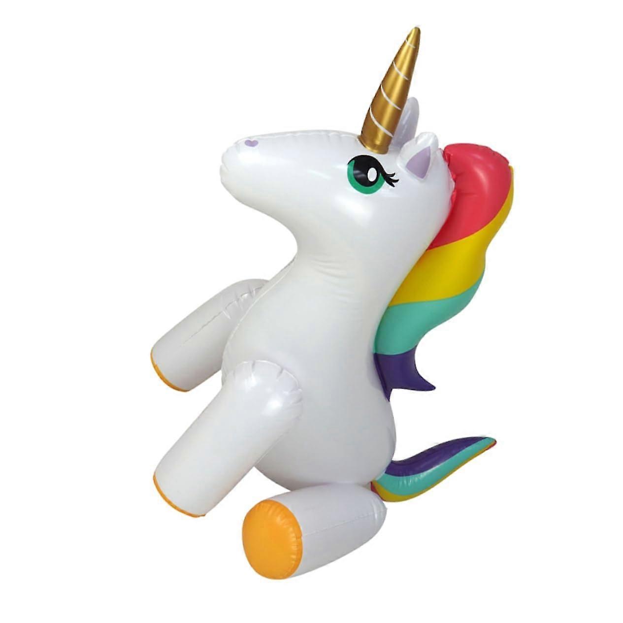 Inflatable Unicorn Water Sprinkler for Kids, Durable Outdoor Garden Decor, Fun Summer Party Water Toy