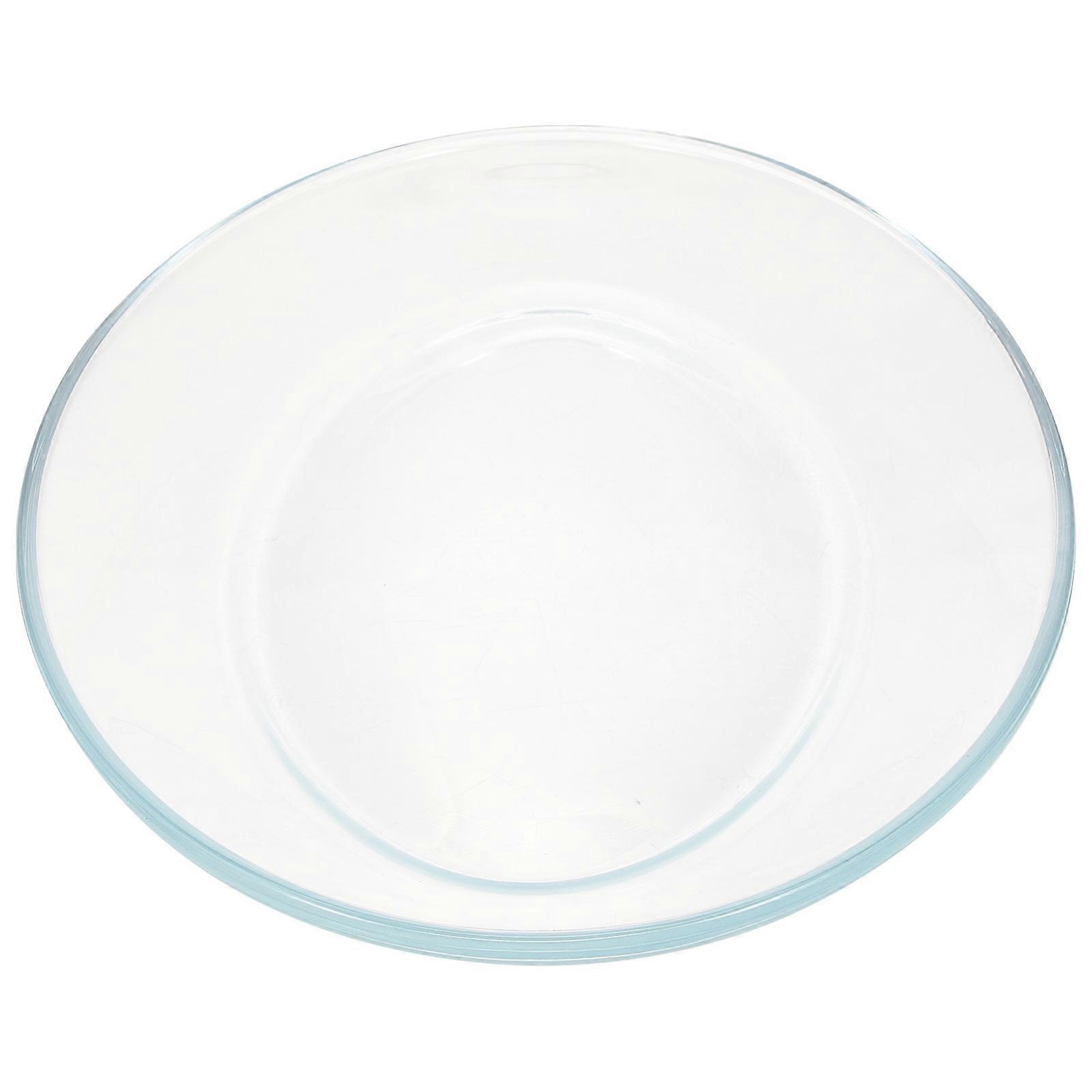 Glass Platter For Serving Food Oval Shape Suitable For Family Gatherings 13 Inches Heat Resistant 1Pcs