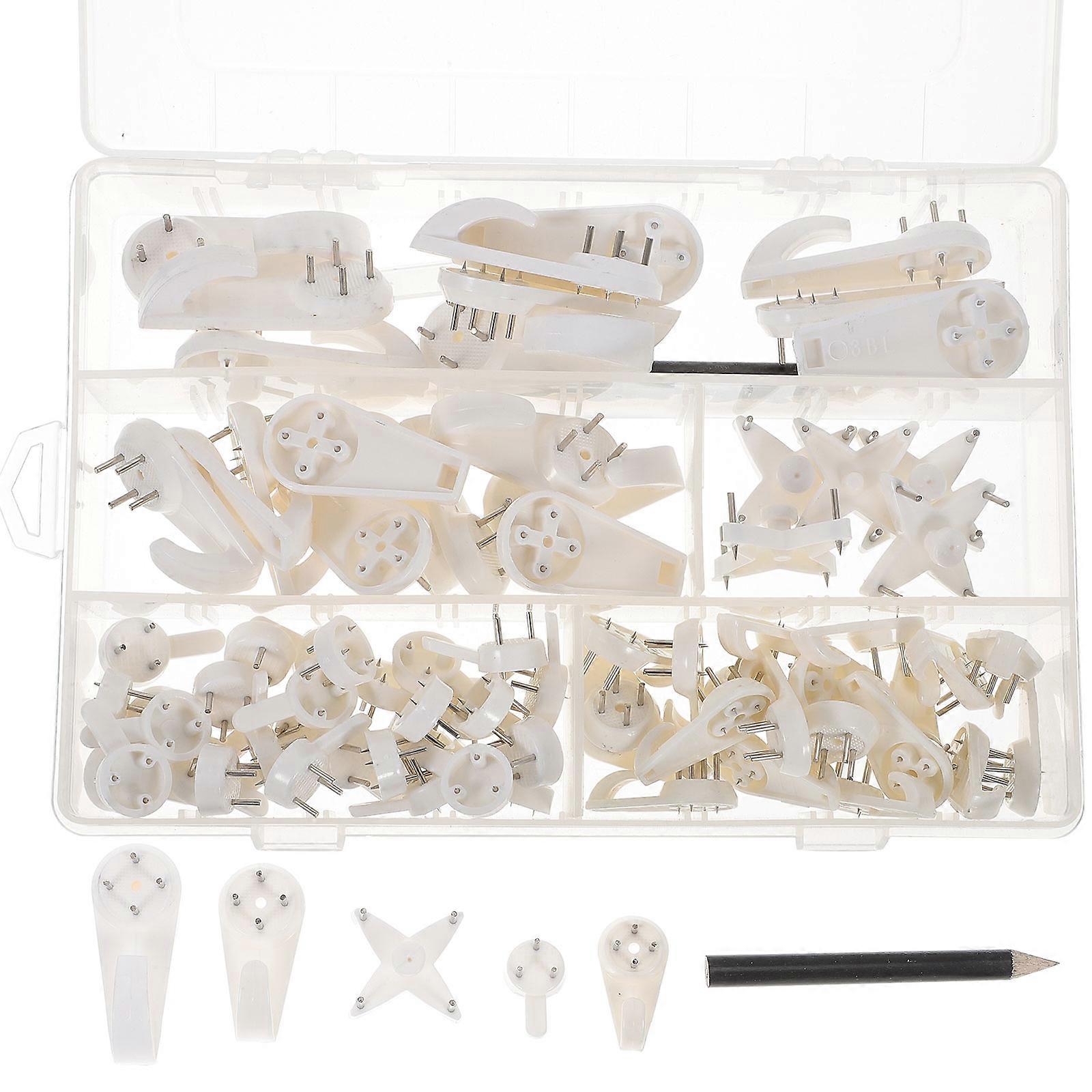 Screw Hooks 1 Set Ideal For Hanging Artwork 5X2.2CM Featuring Safe And Durable Material