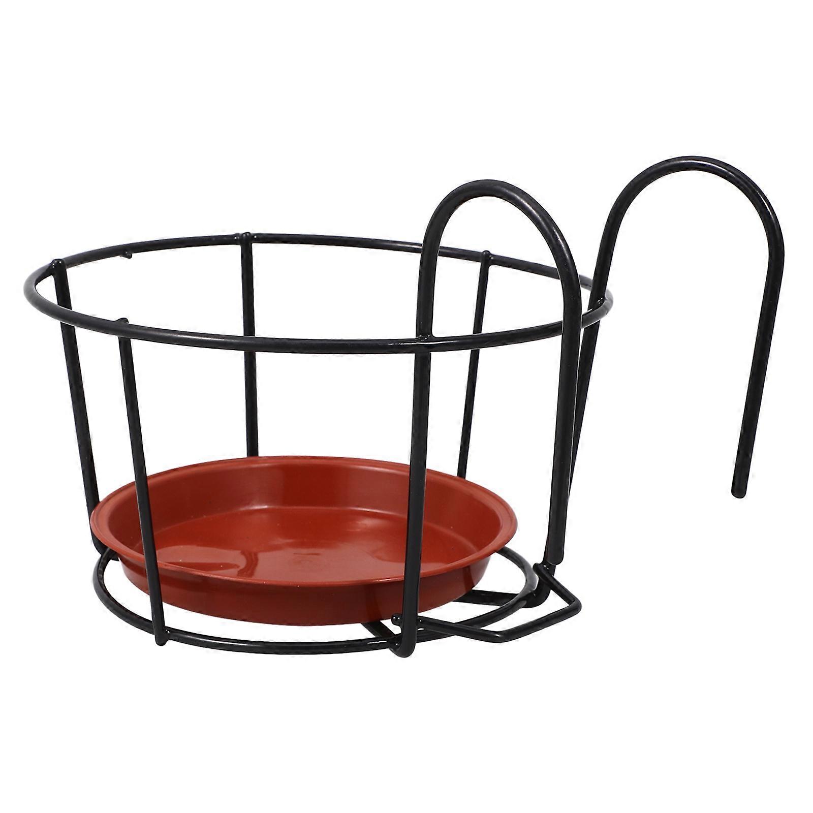 Hanging Flowerpot Rack Ideal For Gardeners And Homeowners With Smooth Surface For Easy Storage 1 Set