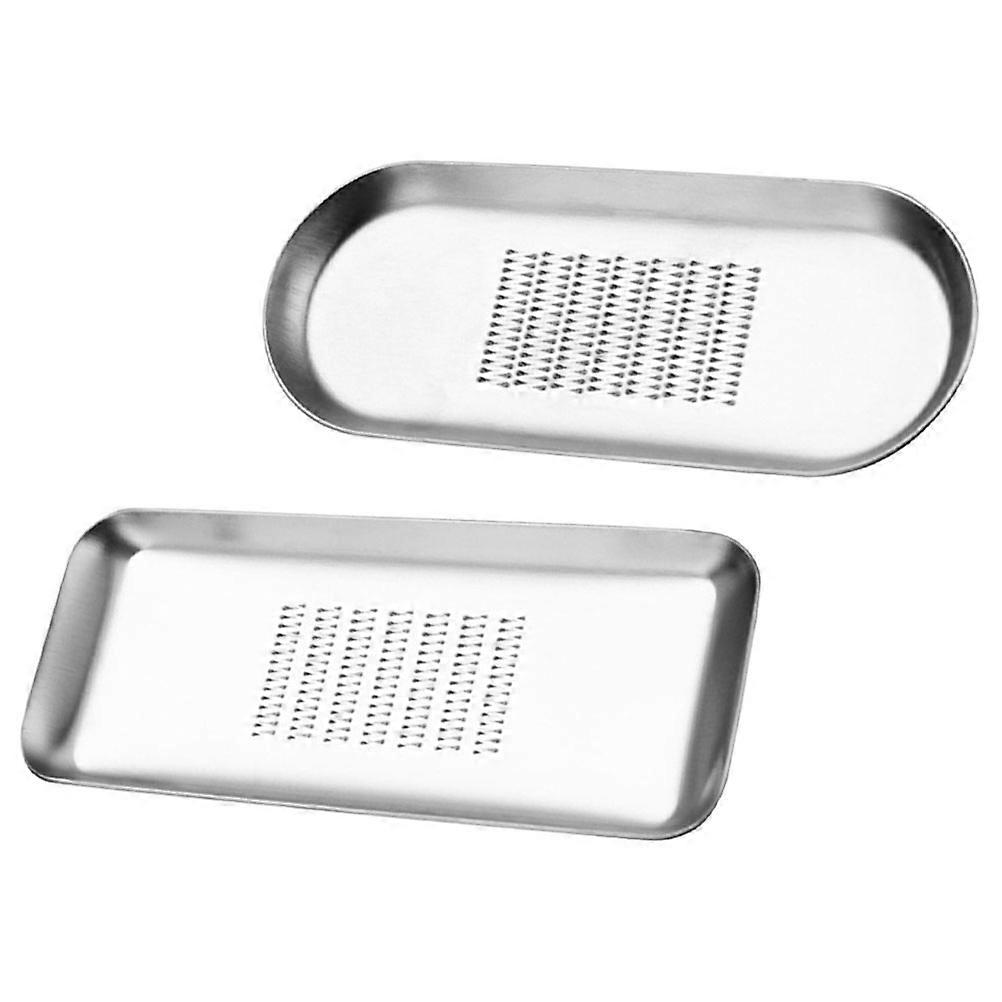 Stainless Steel Ginger Garlic Tool for Home Use with Concave Design and Strong 2pcs