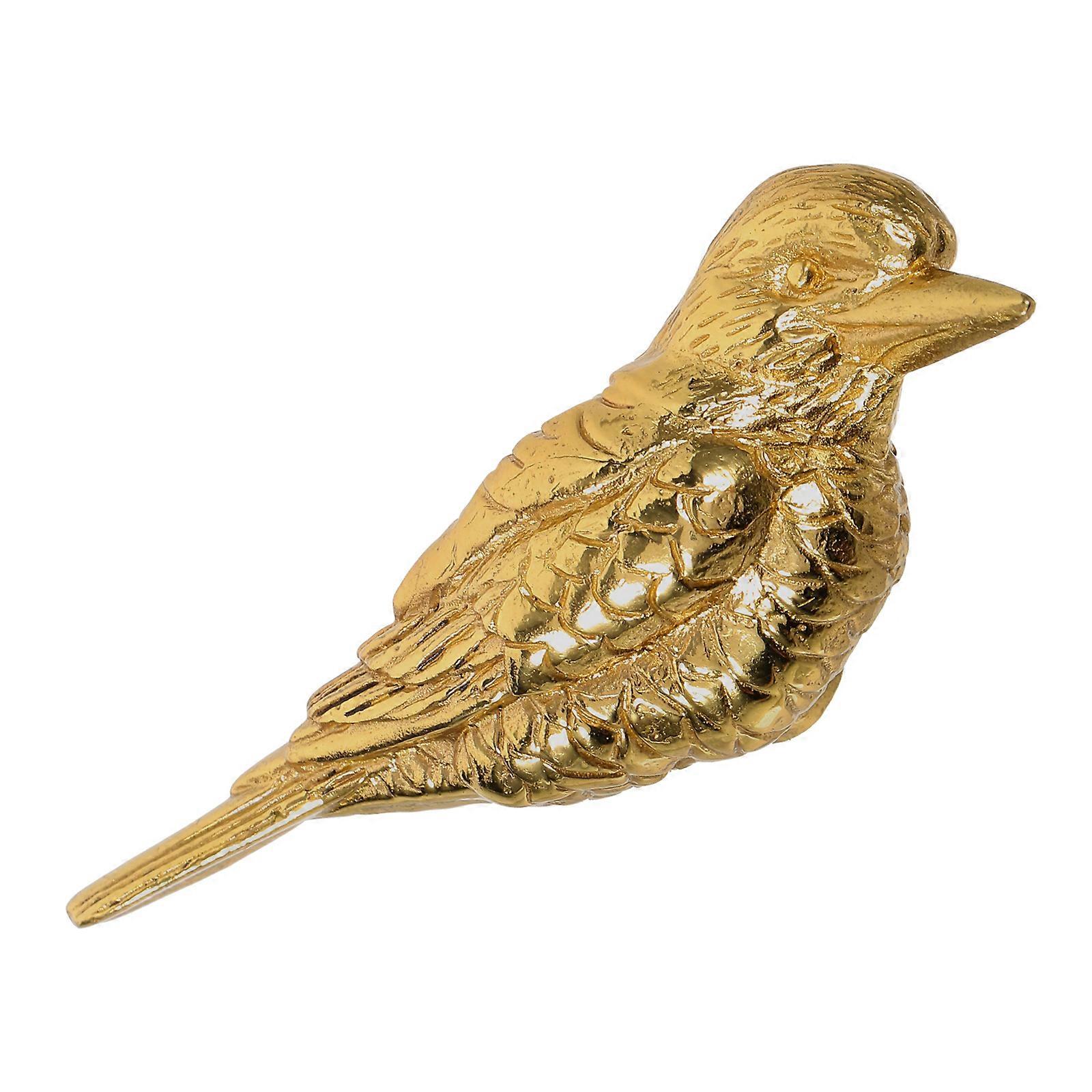 Yellow Brass Bird Shaped Drawer Knobs for Home Use Metal Pull Handle