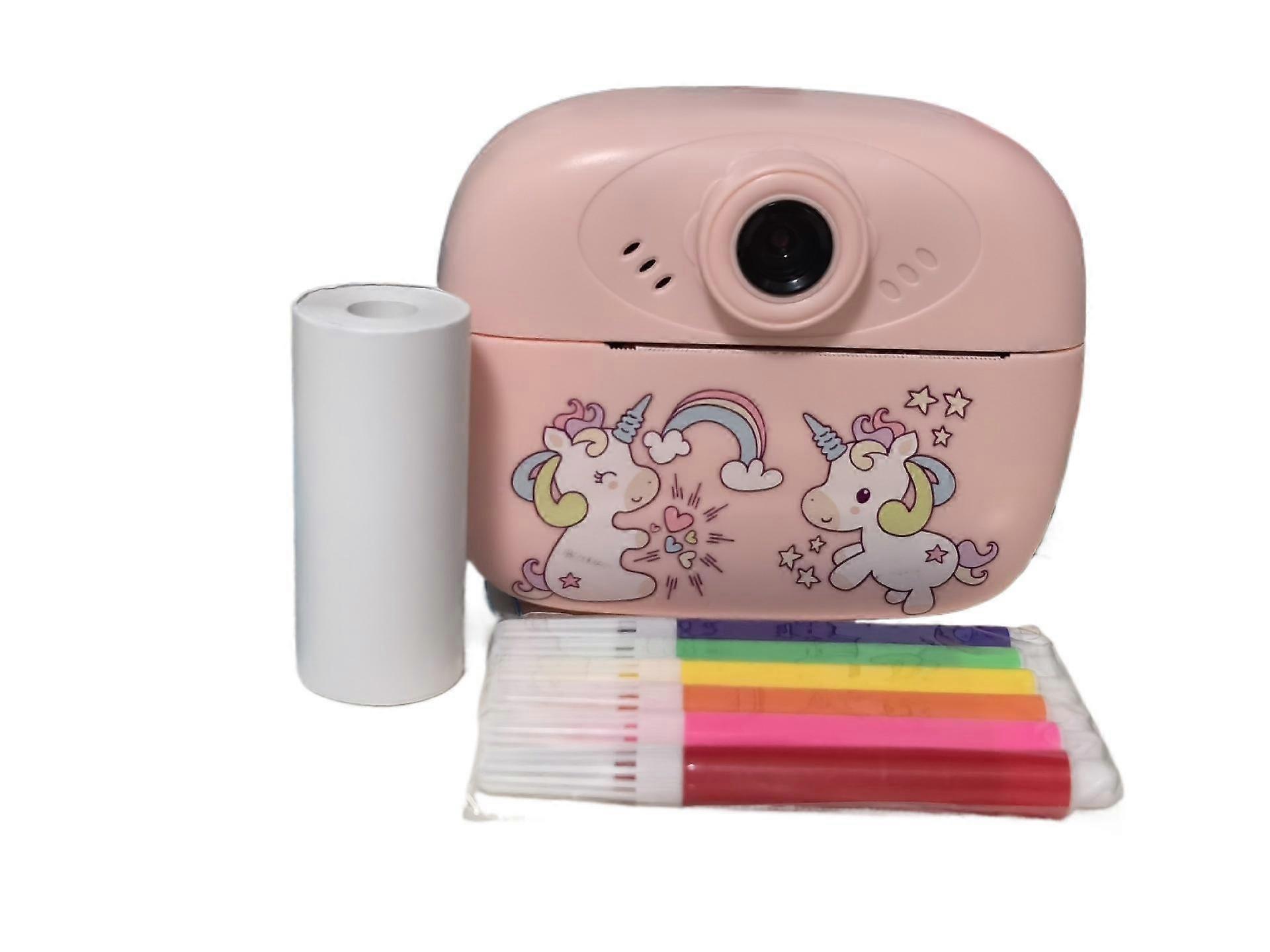 Kids Camera with Photo Printing Function Instant Print Toy for Baby Girl Small