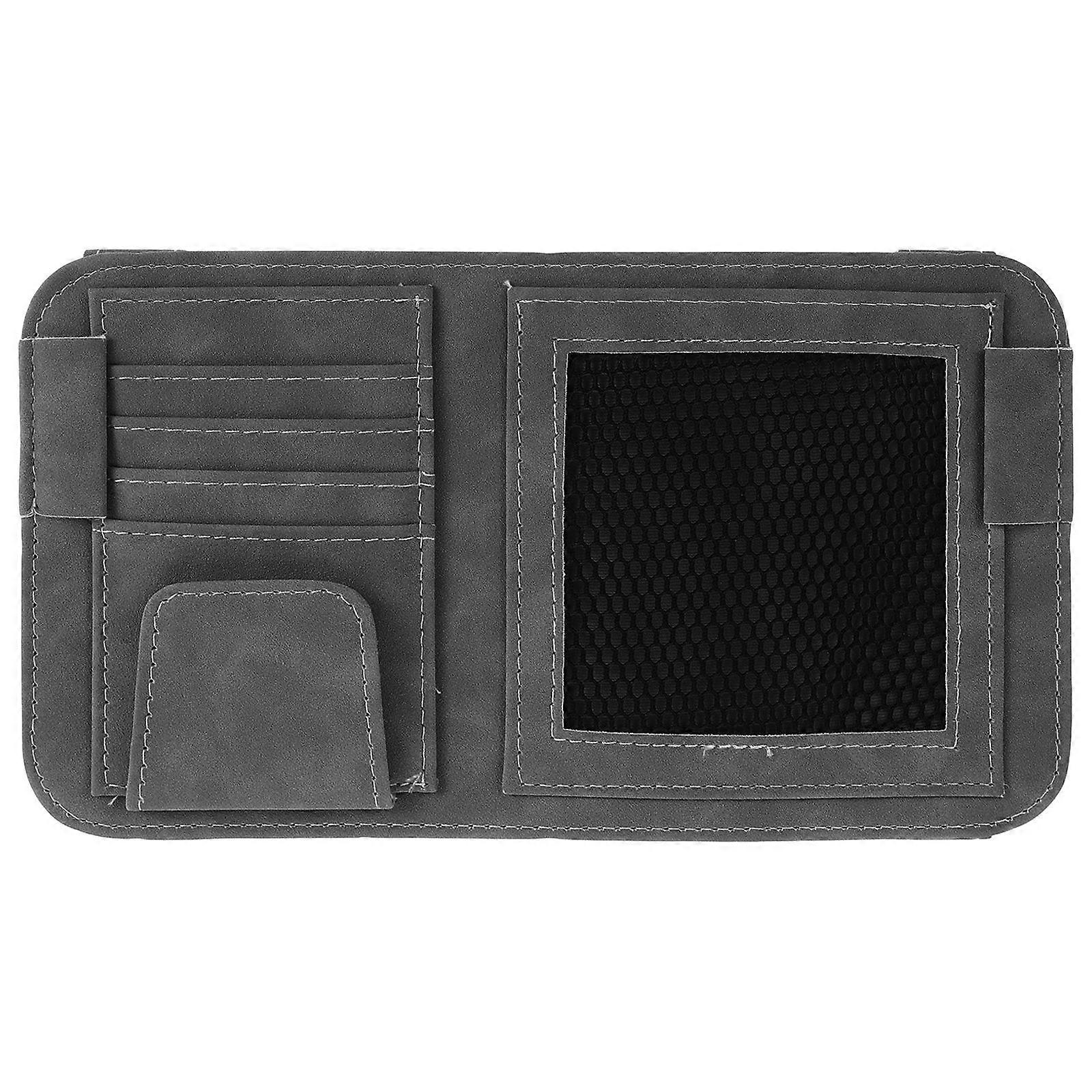 It sounds like you're describing a **multi functional car visor organizer**, and you might be looking for a product description, review, or help