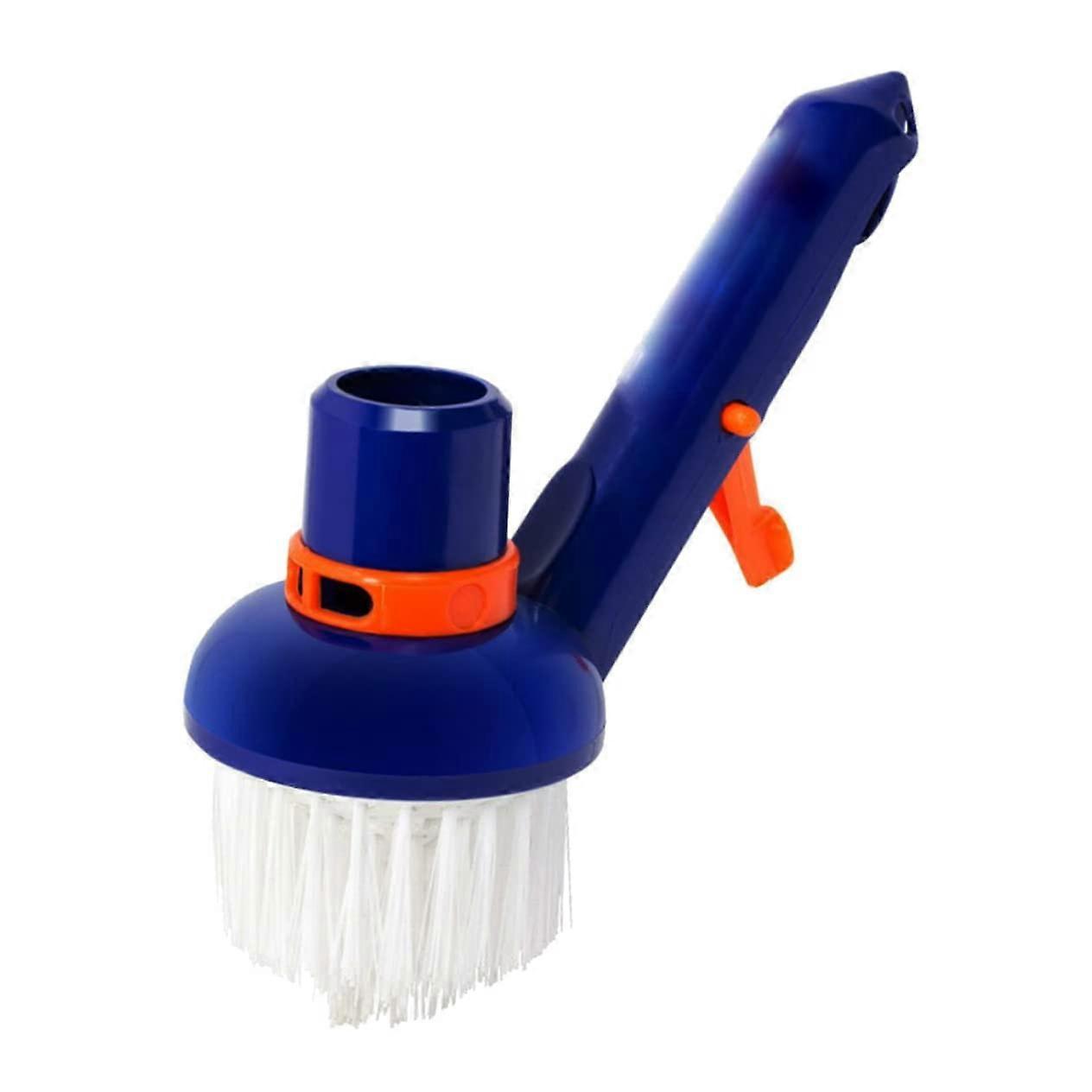 Pool Suction Head Brush For Pool Cleaning Durable Plastic Small 1-Piece For Corners And Hard-To-Reach Areas