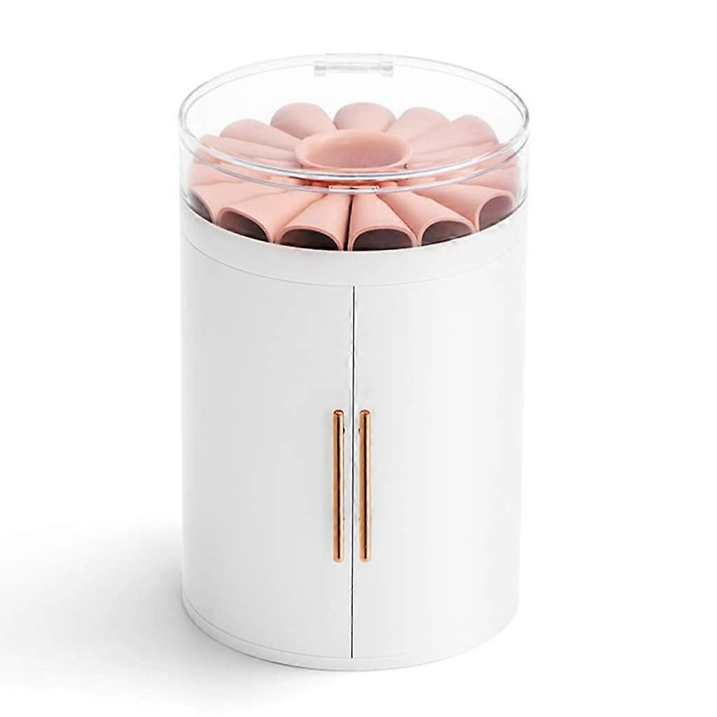 Fivelayer cosmetic storage box for the desk, multifunctional transparent flower jewelry case