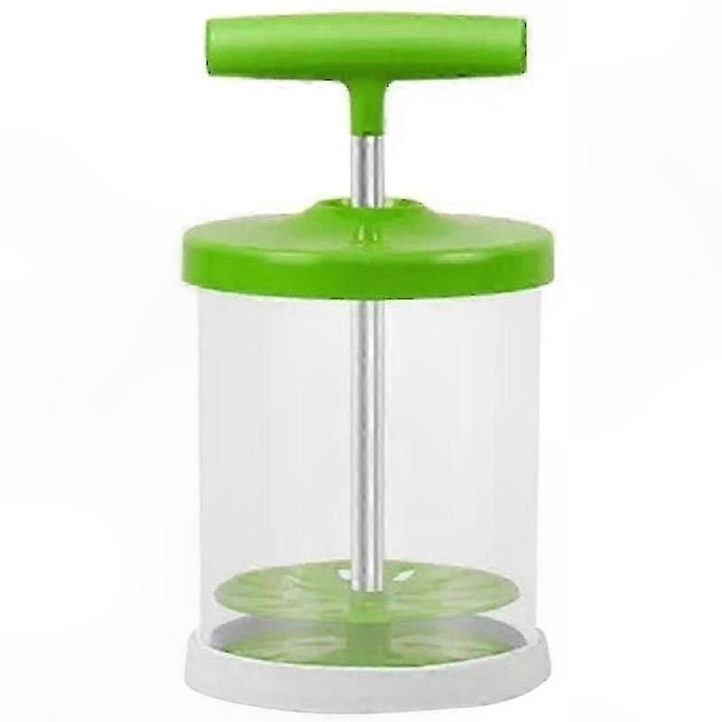 Manual Milk Frother for Coffee and Foam Creation, Multi-Use Kitchen Tool, Green