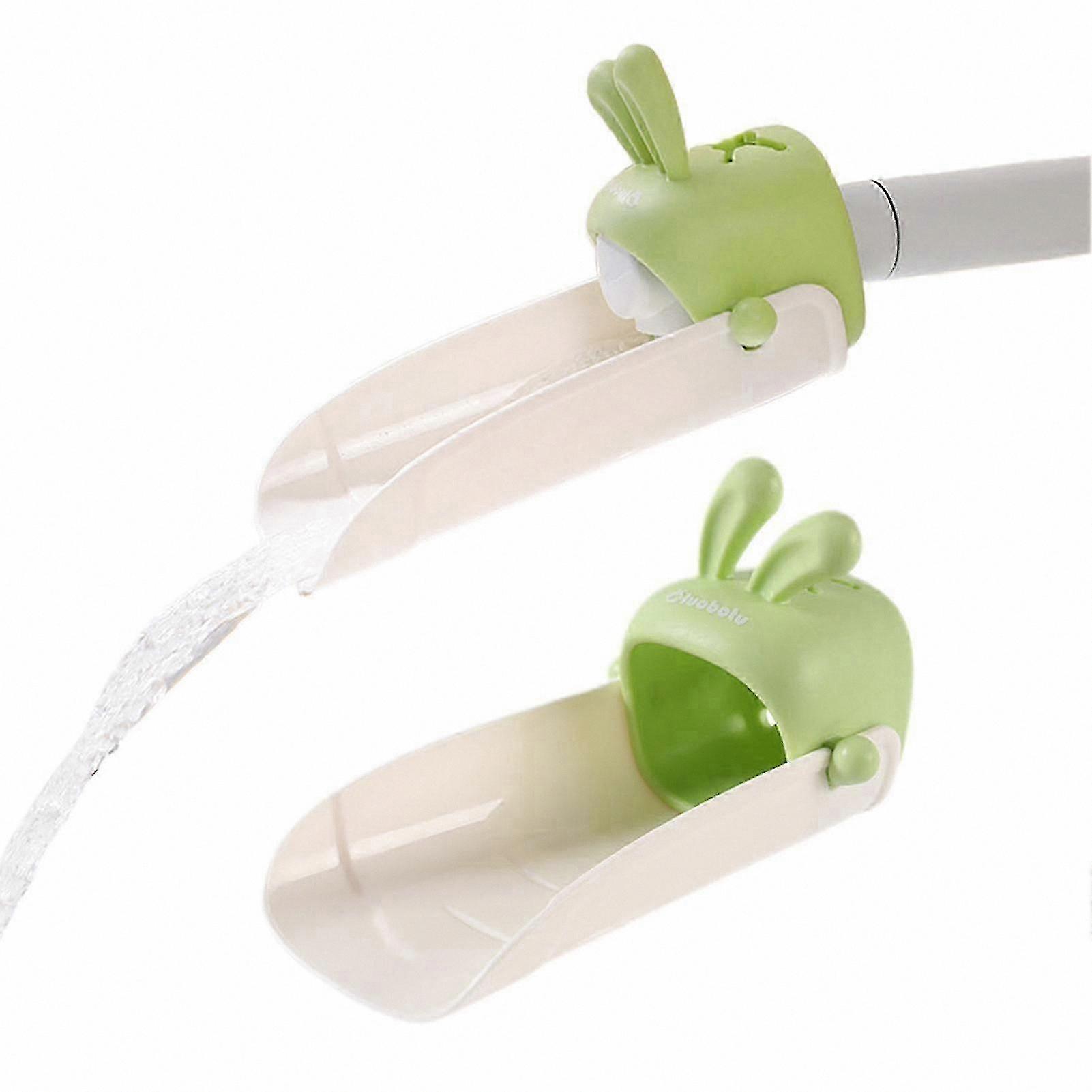 2er-Pack Silikon-Wasserhahn-Exts, Cartoon-Design-Waschbeckenauslauf-Adapter für Küche und Bad, langlebige Waschhahnabdeckungen