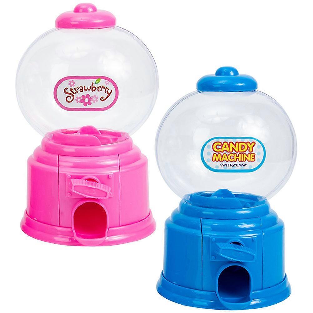 Candy Dispenser Gumball Machine Mini Creative Catchers Assorted Color For 2Pcs