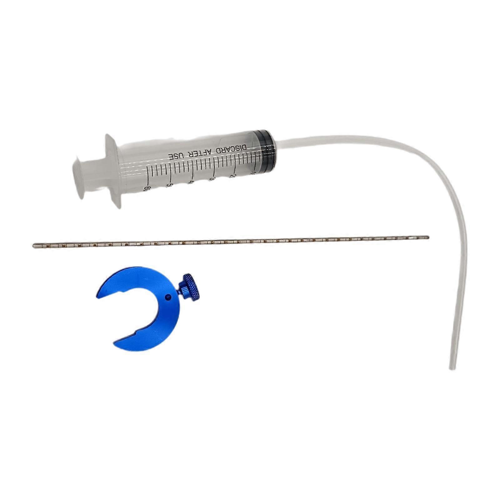 Motorcycle Fork Oil Level Tool with Adjustable Ring Measuring Shock Adjuster