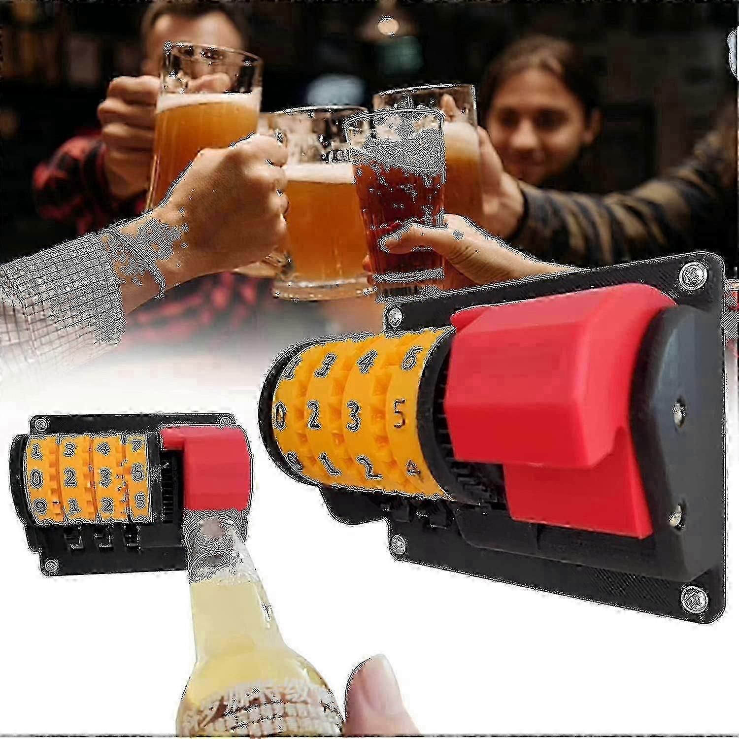 Manual Wall Mounted Bottle Opener with Precise Numbers for European Beer Counters