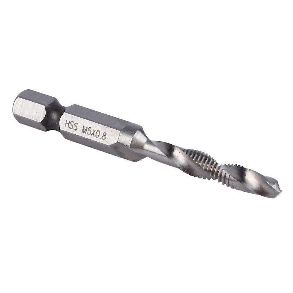 Hex Tap, M5 HSS 1/4" Hex Shank Metric Tap