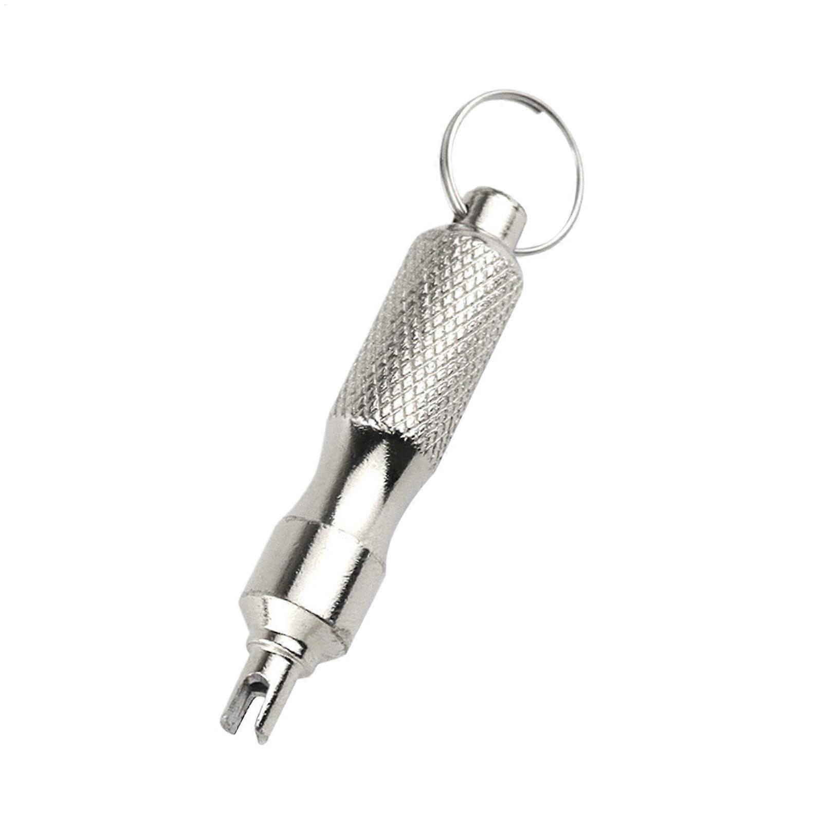 Tyre Valve Core Removal Tool, Valve Core Tool, Tyre  Tool, Stainless Steel Key Chain