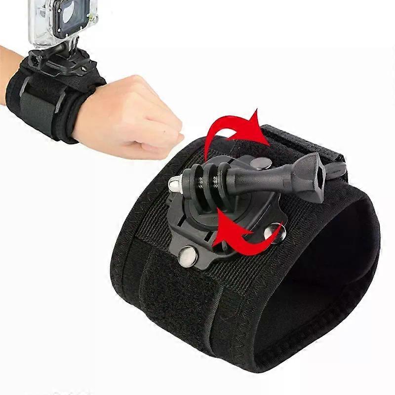360 Degrees Rotation Gopro Wrist Strap Arm Strap Mount Wrist Band for GoPro Hero 13 12 11 10 9 8 Insta 360 X4 DJI Action 5 Pro