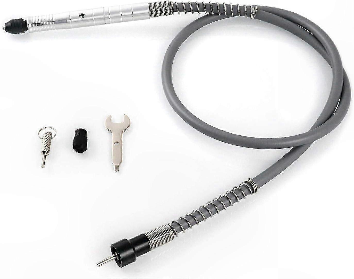 1/8" Rotary Tool Flexible Adapter with Extension Cable for Grinding and Polishing Tools