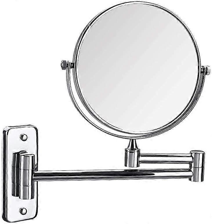 Beauty Double Mirror Swivel Magnification Punch Antirust Bathroom Mirror Flexible Detachable Waterproof One Color Ref: 5930