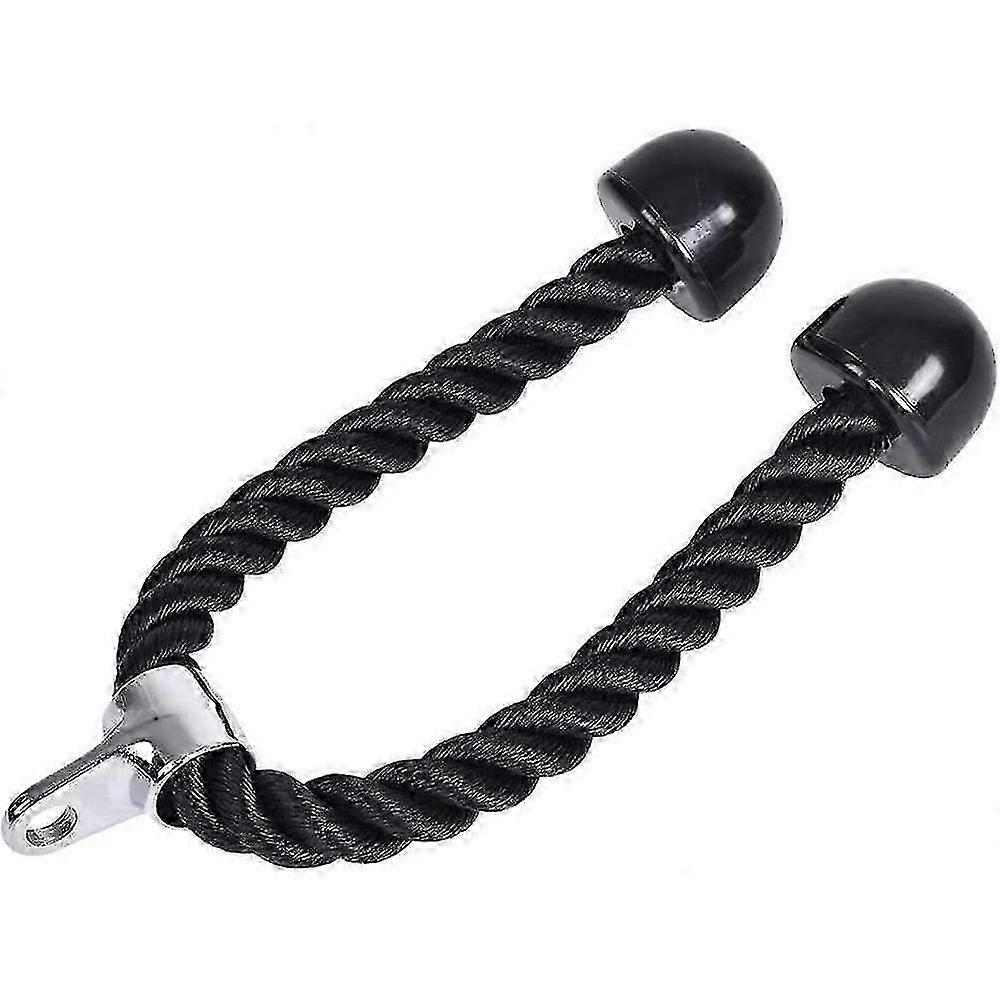 حبل ثلاثية الرؤوس ، حبل مرفق كابل نايلون شديد التحمل يسحب مع نهايات مطاطية صلبة لتدريب اللياقة البدنية في صالة الألعاب الرياضية SZRH AD