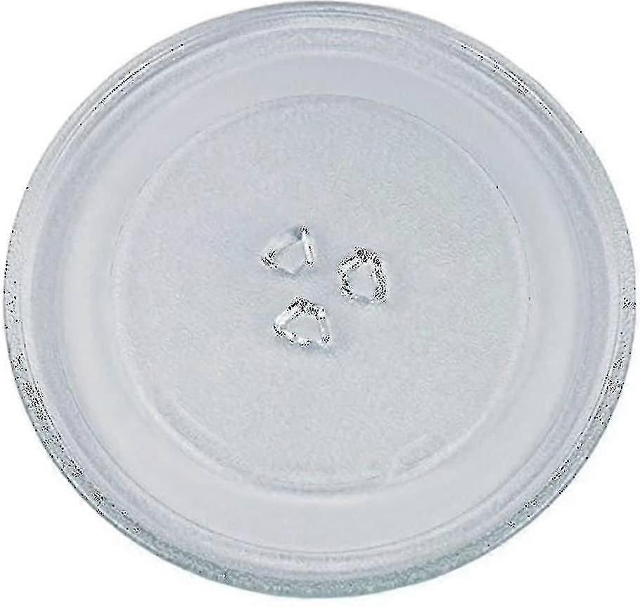 Universal-Mikrowellen-Drehteller aus Glas mit 3 Halterungen, 245 mm