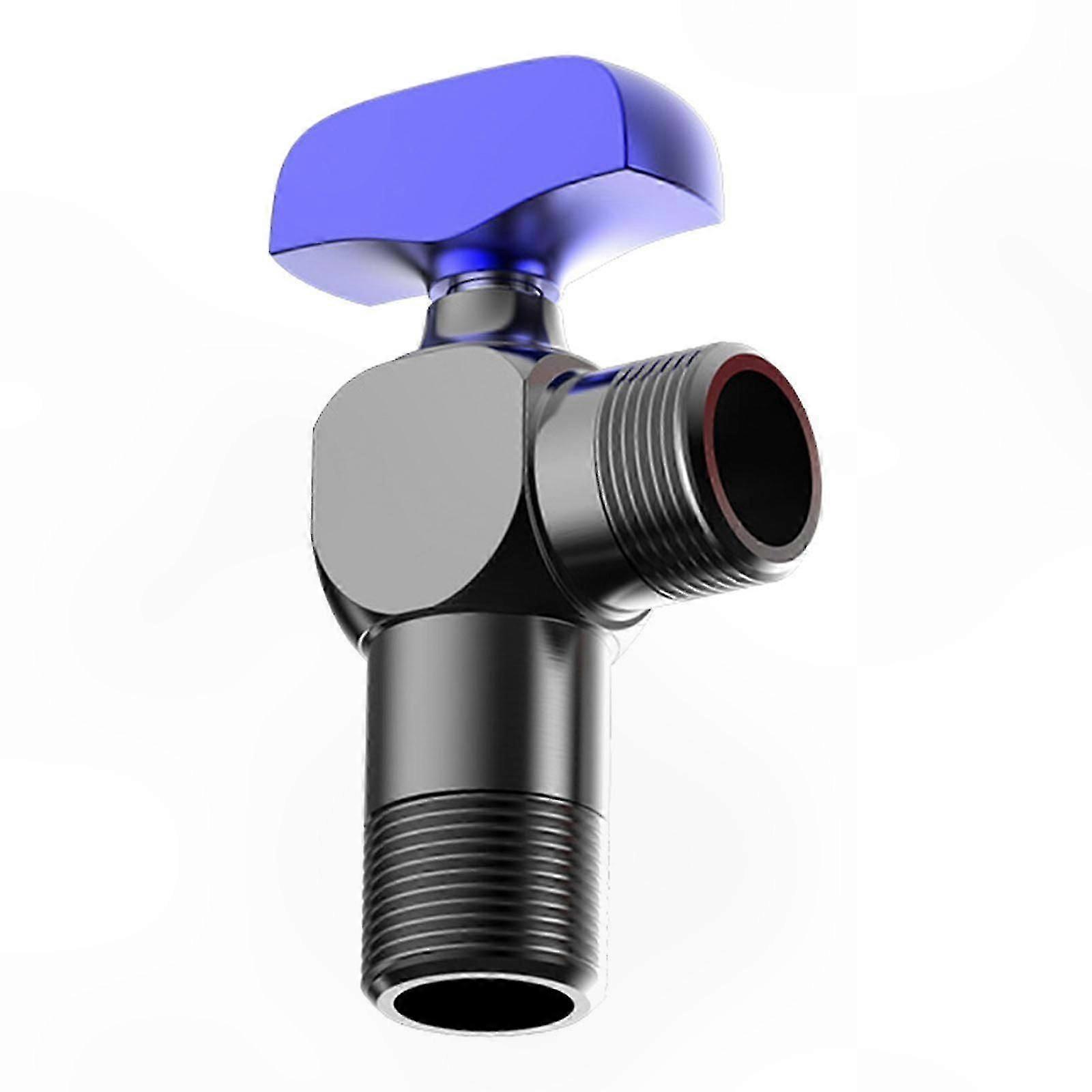 1/2 Inch Brass Water Control Valves with Handle for Hot and Cold Water Flow Adjustment Universal Angle Stop Solution