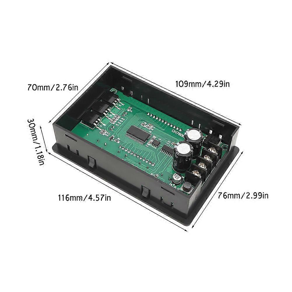 30A 6.5V-55V DC Brush Motor PWM Speed Controller Digital LCD Cycle Run/Stop Timer