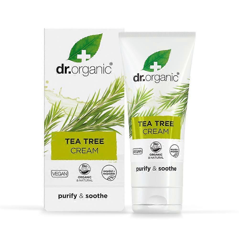 Dr Organic Tea Tree Antiseptic Cream 50ml - 2 Pack