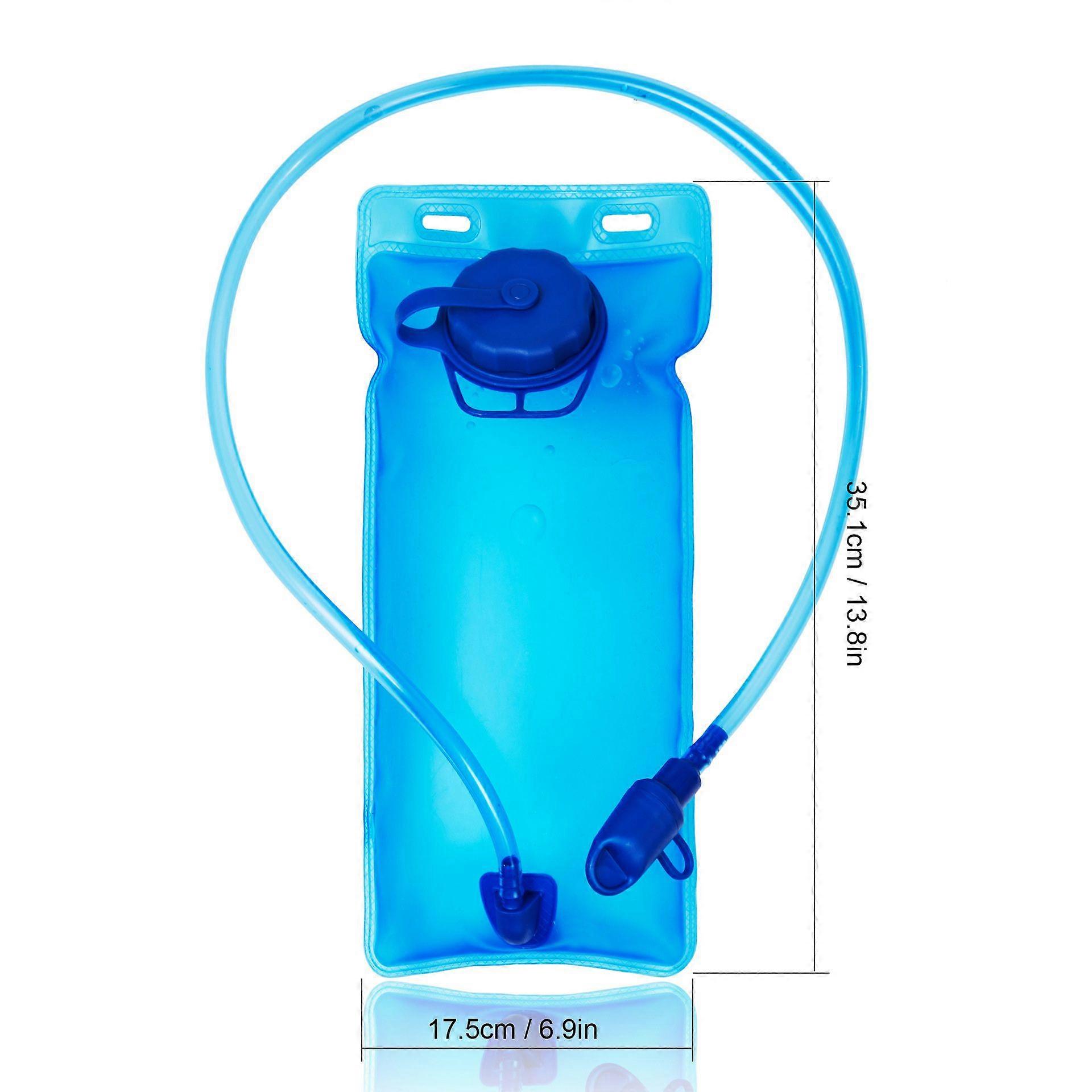 2L Sports Water Bladder TPU Drinking Bag Portable Water Bladder Storage Bag BPA Free For Climbing Riding Marathon Cross-Rally Flask Bag Flask Pouch