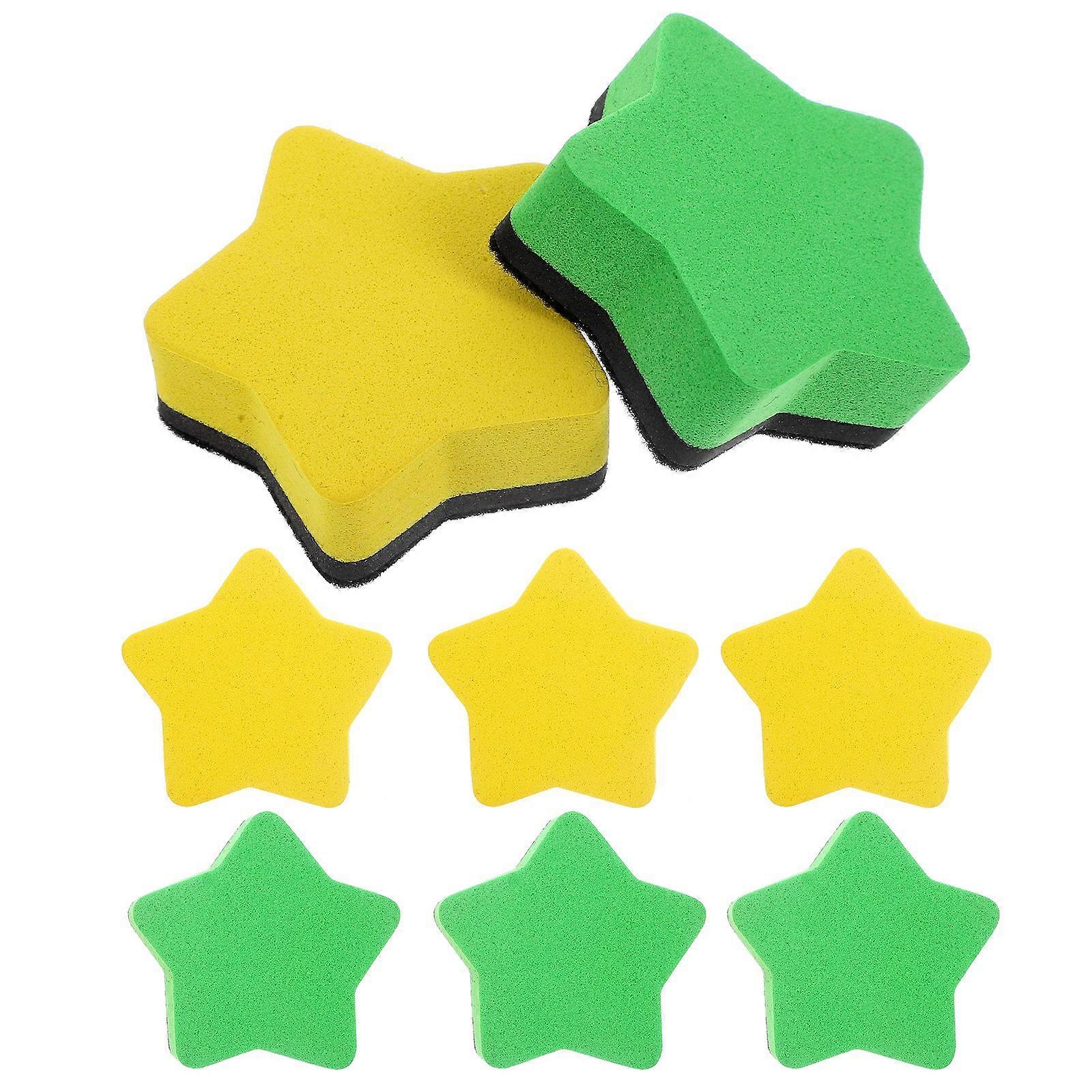 8pcs Reusable Whiteboard Wipes Whiteboard Cleaning Tools Classroom Whiteboard Erasers