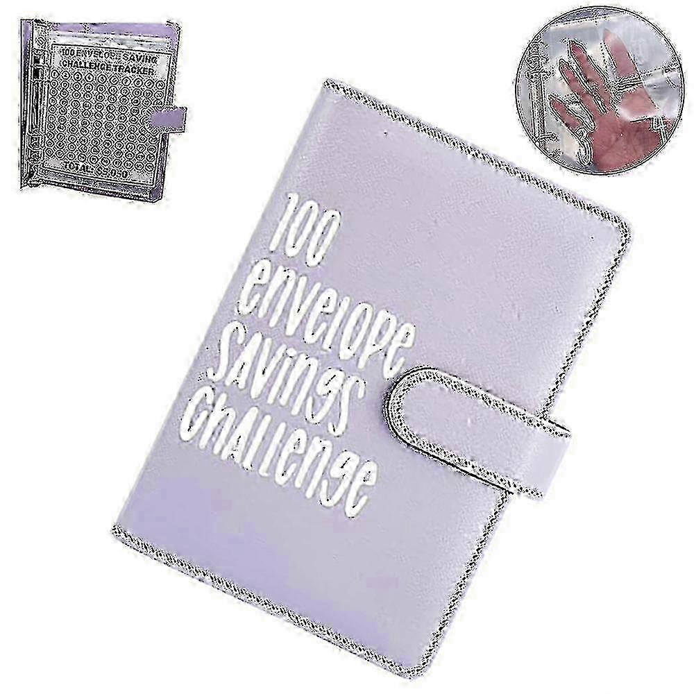 100 Envelope Challenge Binder, Cash Binder with Envelope, Saving Ch...