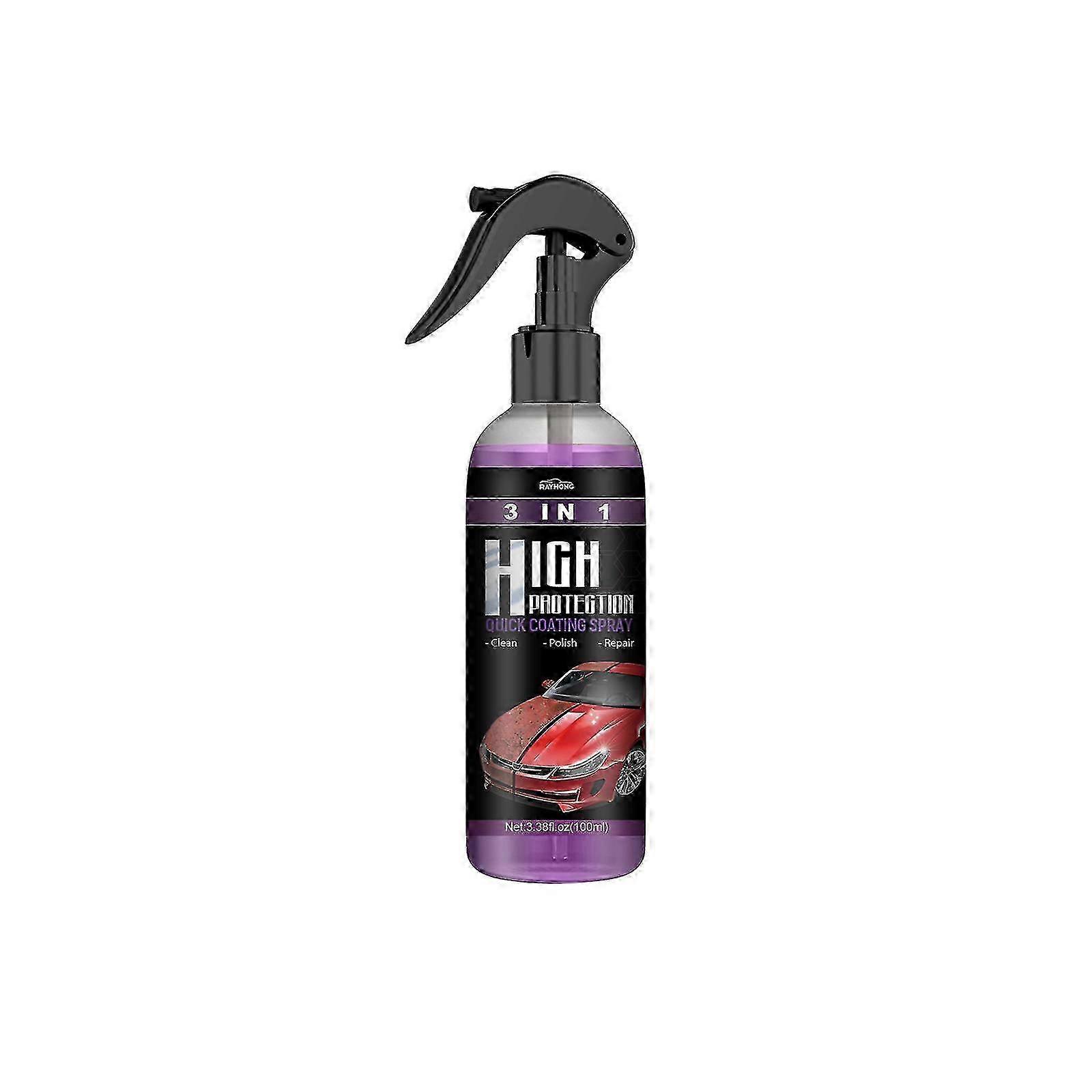 1-3x100ml High Protection Quick Car Ceramic Coating Spray 3 in 1 -F...