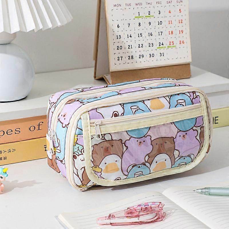 Large Capacity Waterproof Multi-layer Pencil Case
