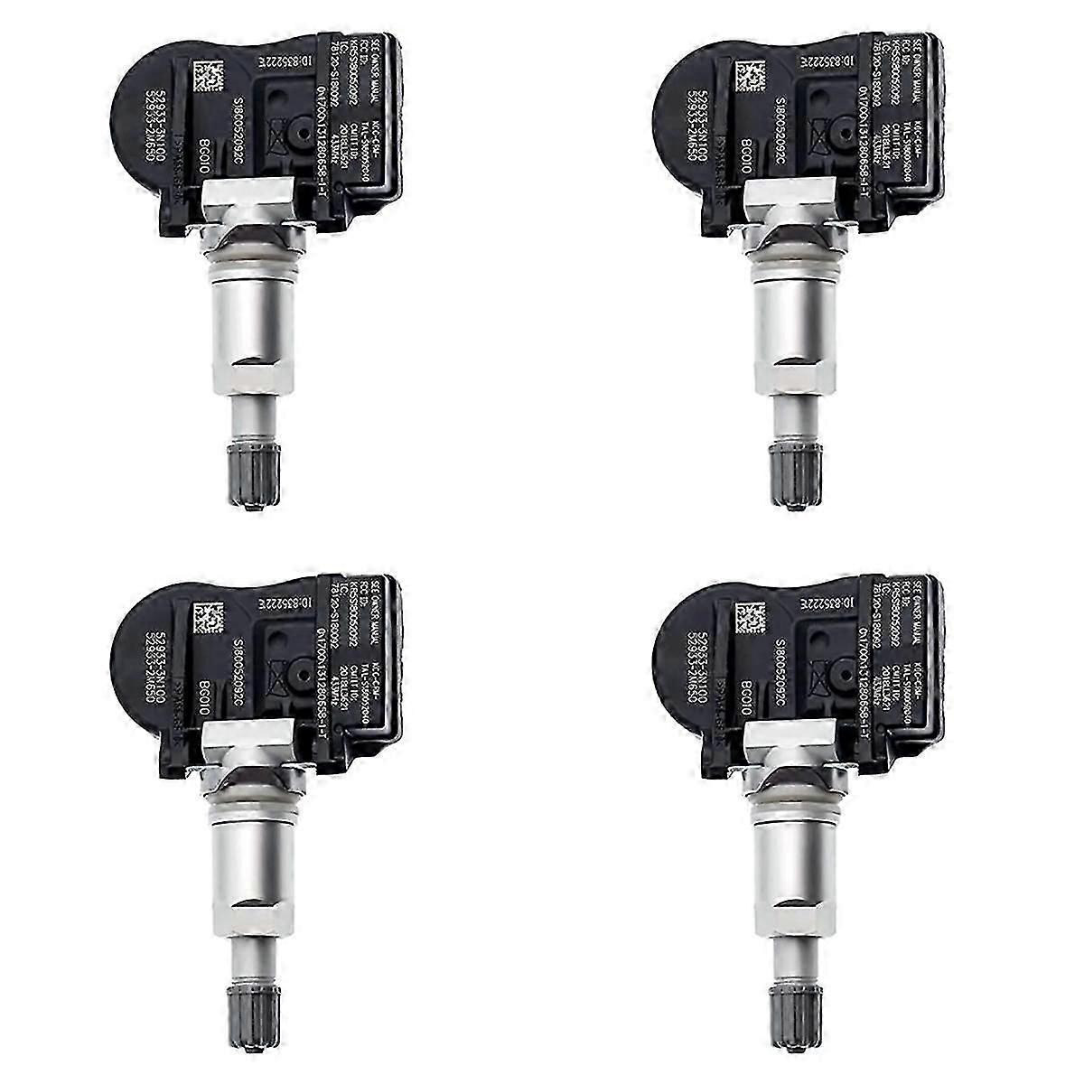 4pcs Tire Pressure Sensor Tpms 52933-3n100 For Accent I30 Ix20 Ceed 52933-2j100 52933-b1100 433mhz