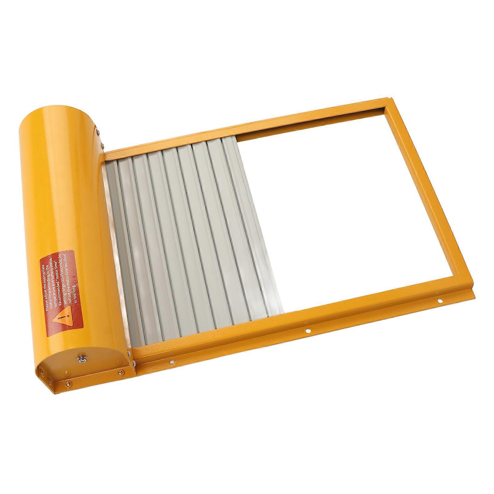 Automatische Hühnerstalltür 37x24,7 cm mit LED-Timer und manuellem Modus