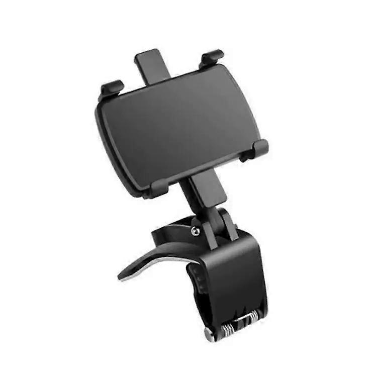Car Phone Holder 360 Degree Rotation, Dashboard Mobile Phone Holders for Car GPS and 4-7 Inch Smartphones (Black)