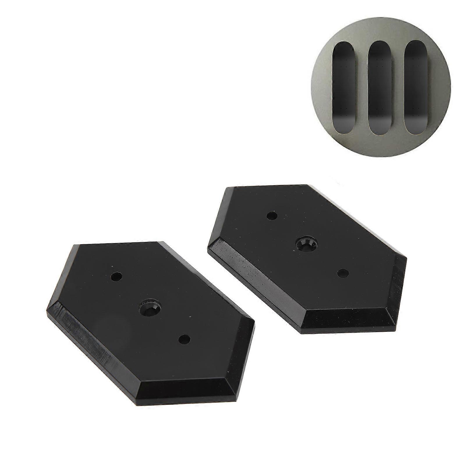 2 Sets Skateboard Wandhalterung Kleiderbügel Acryl Deck Rack Schwarz