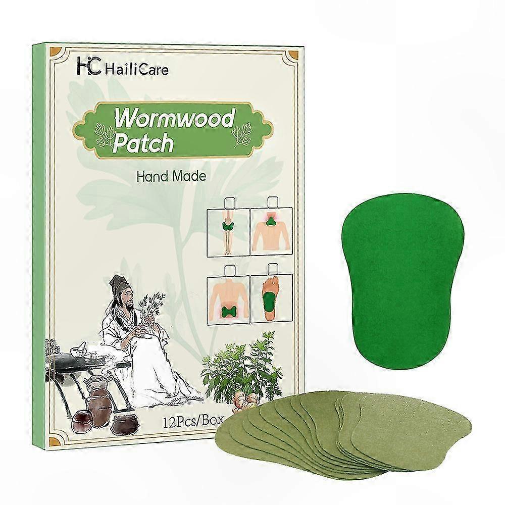 Herbal Pain Relief Patches for Neck, Waist, and Joint Aches with Wormwood Support