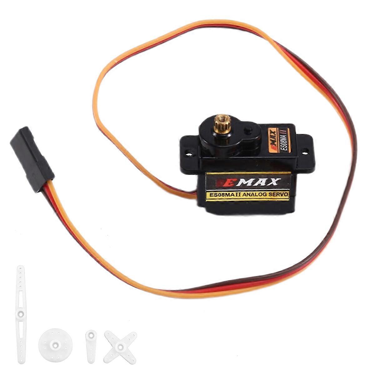 ES08MA II Servo Motor Metal Gear Servo ES08MA Servo 12g Servo Motor Torque 1.8kg Mini Metal Gear Servo