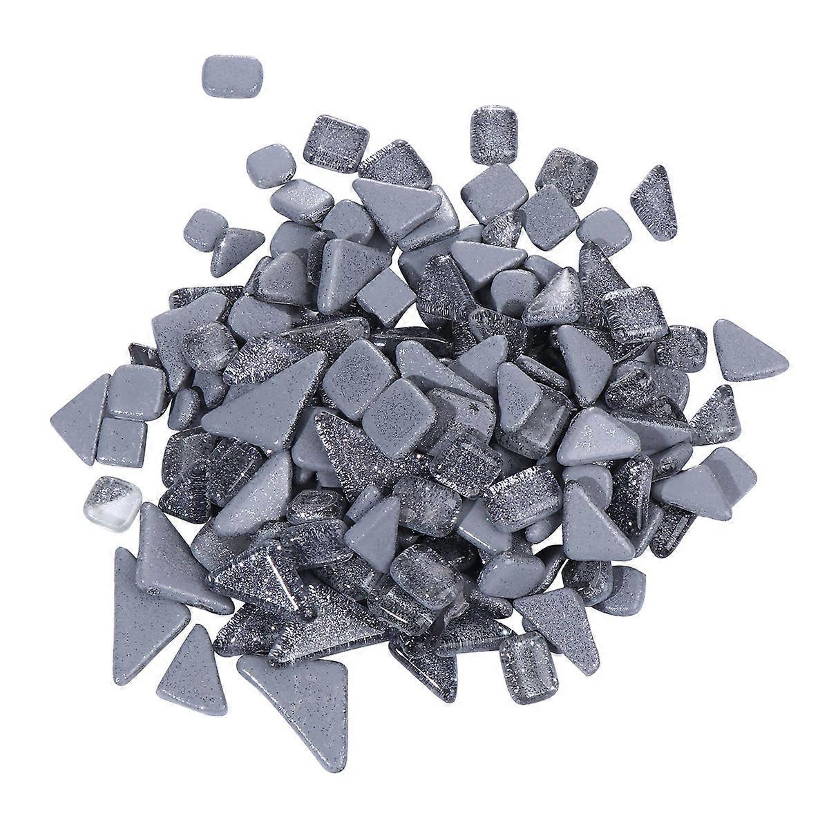 Glitter Crystal Smooth Stones Irregular DIY Craft Materials for Home Decoration – Durable, Heat Resistant, Creative Artwork Projects