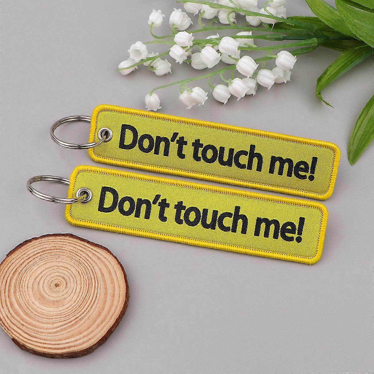 Fake Taxi Embroidery Key Fobs Funny Quotes Key Tags Keychain For Car Motorcycles Key Ring Holder Chaveiro Jewelry Gifts