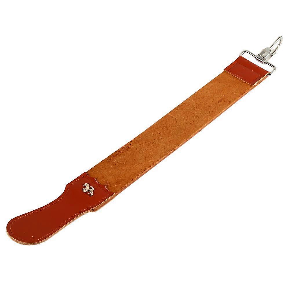 Genuine Leather Strop Strap Barber Straight Razor Folding Knife Shave Sharpener Sharpening Belt
