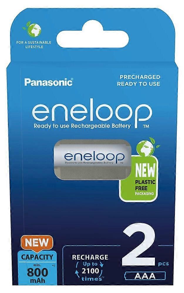 Piles rechargeables Panasonic Eneloop Aaa 800 Mah 2 Szt (bk-4mcde/2cp)