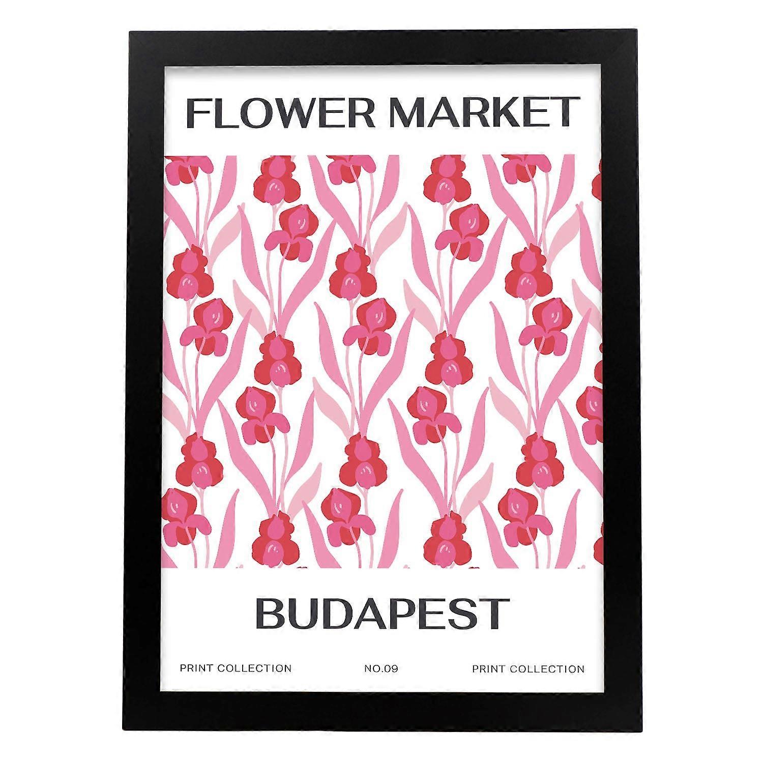 Plakat med iris mønster