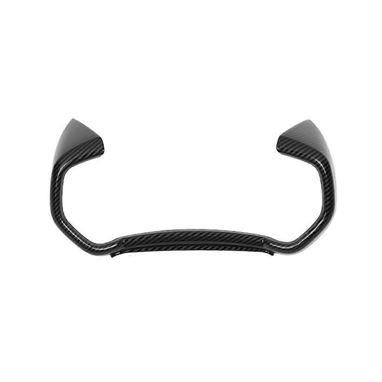 Car Instrument Screen Trim Frame for RHD Carbon Fiber Pattern