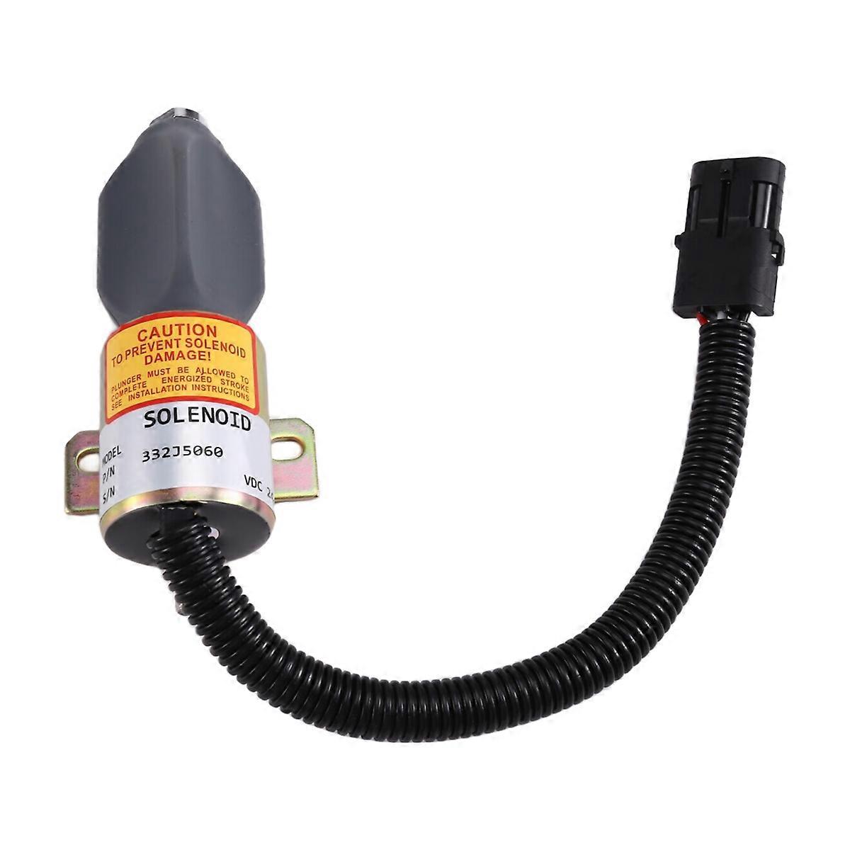 332/J5060 716/30091 24V Shut Off Solenoid for JS130 JS160 JS180 JS240 JS260 JS330 Flameout Solenoid Valve