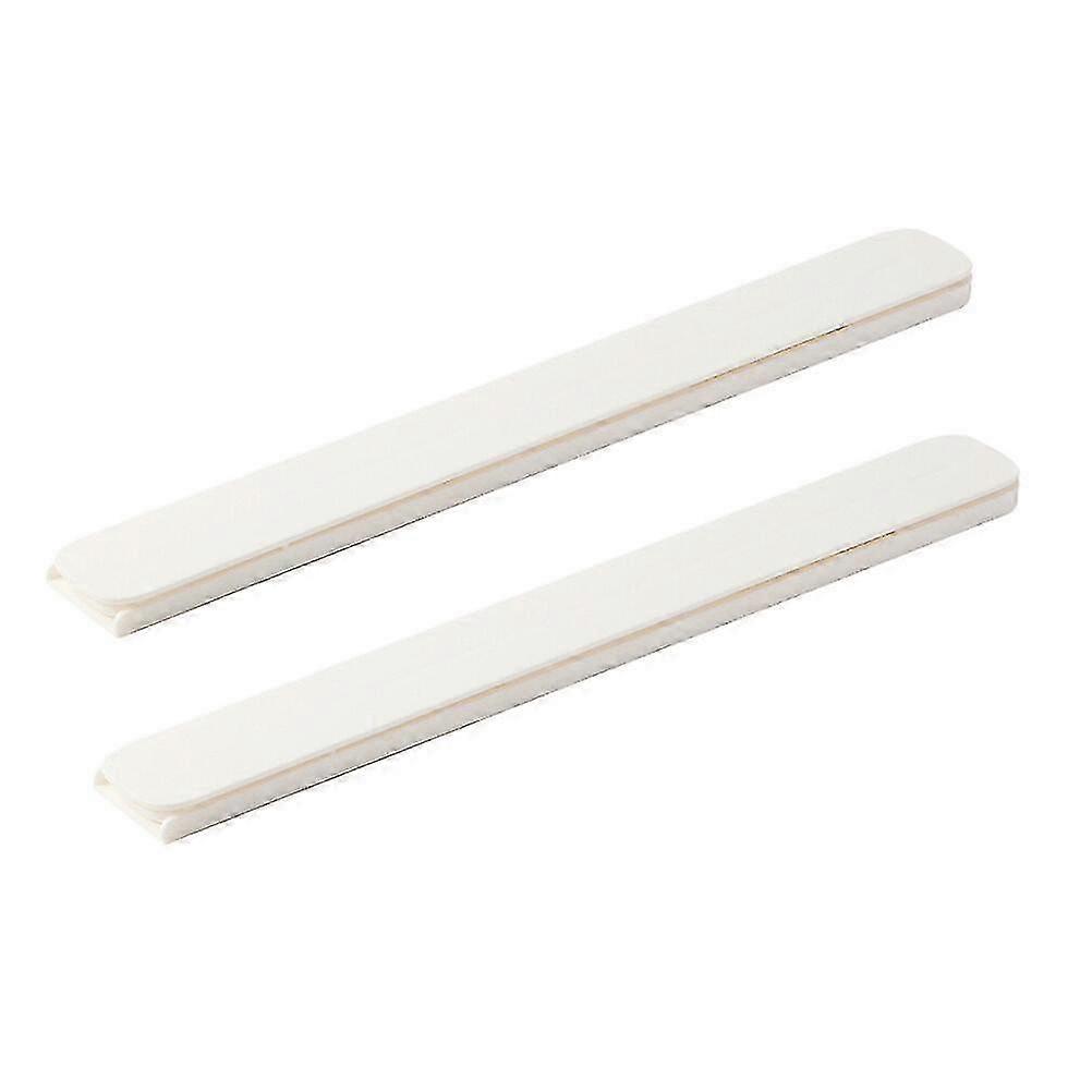 1 Set Self-adhesive Drawer Guide Slides White Drawer Slides Drawer Guide Rails
