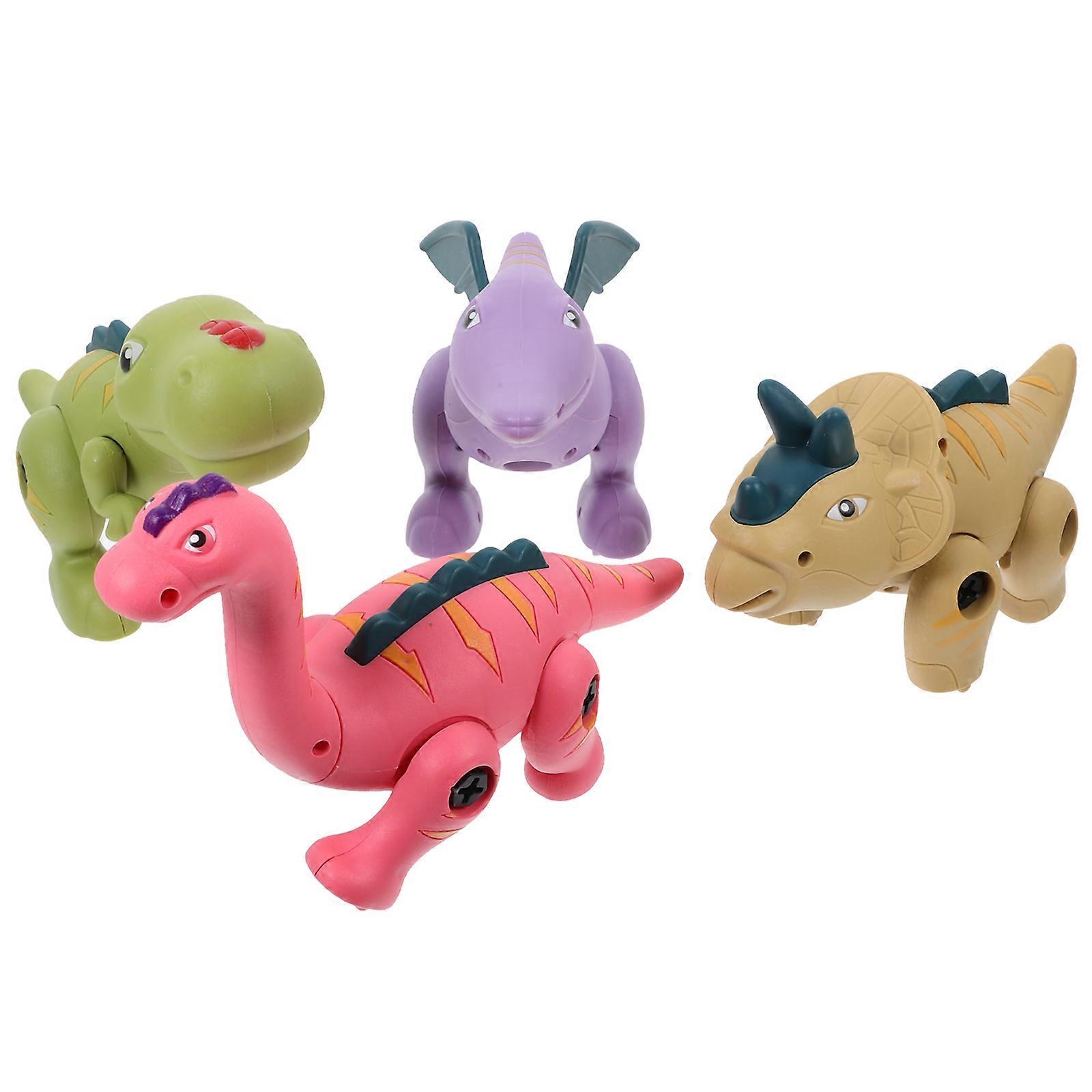 Diy Assemble Dinosaur Toy Take Apart Dinosaur Figurines for Kids Assorted of 1