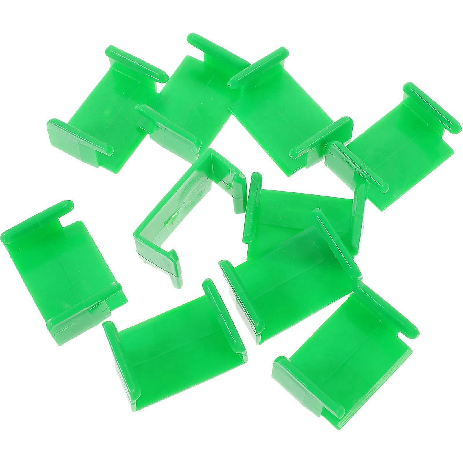 Railway Track Connector Model Clips for Toy Train Tracks 10Pcs Durable Plastic