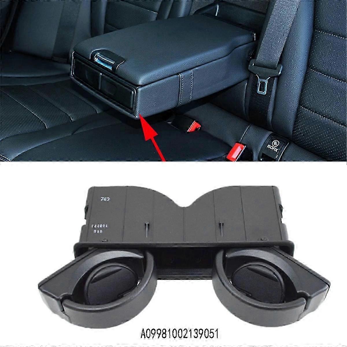 Cup holder for C-Class W205 2014-2019, rear armrest drink storage insert